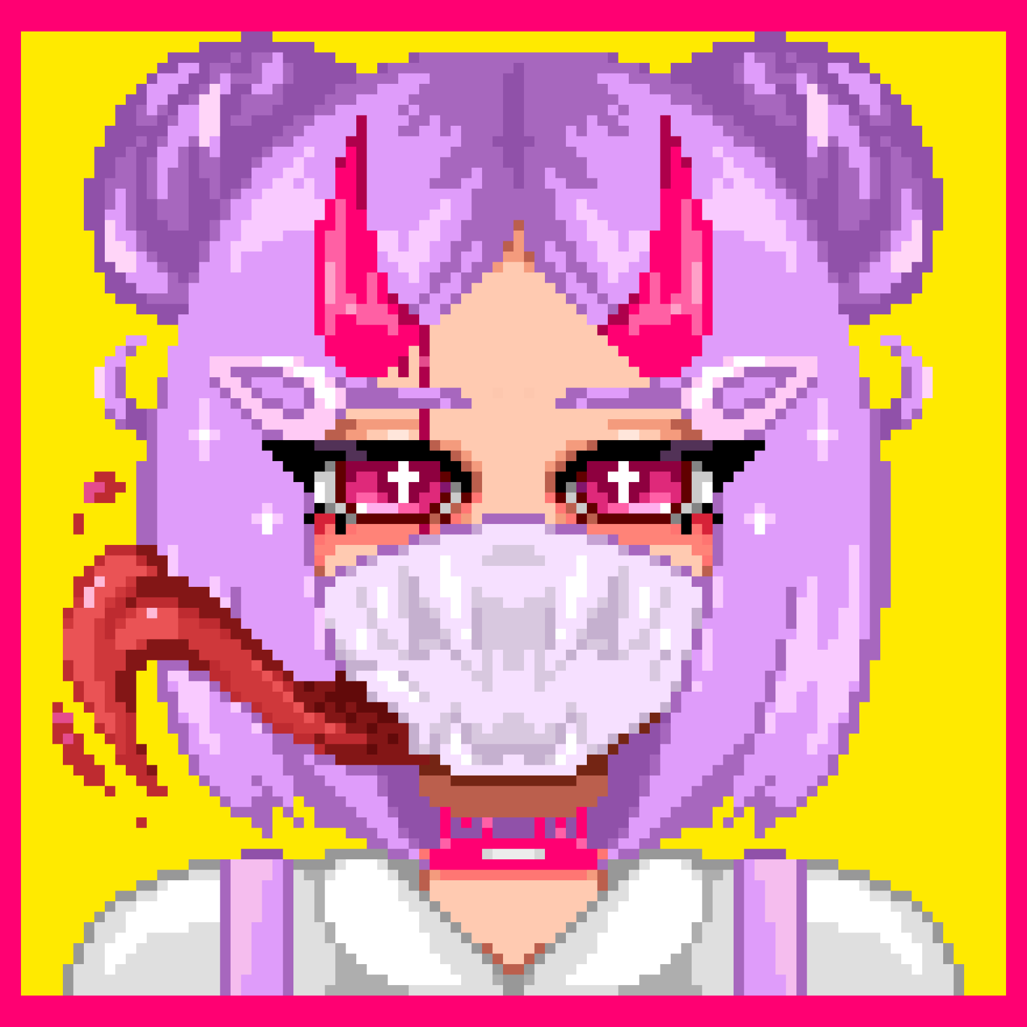 Pixel Art - Girl 4